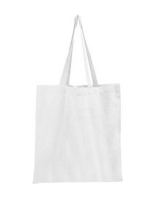 Shoulder Tote - Plain, Blank, 10oz Colored Cotton - Black - Enviro