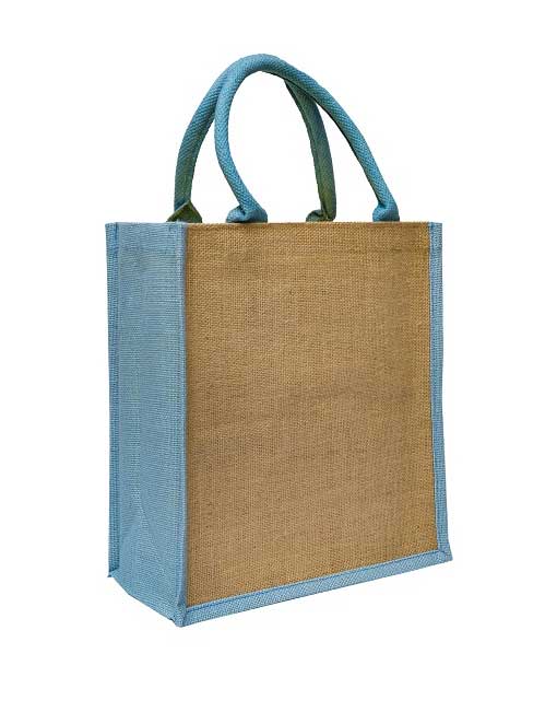 JB06 Jute Bag Powder Blue