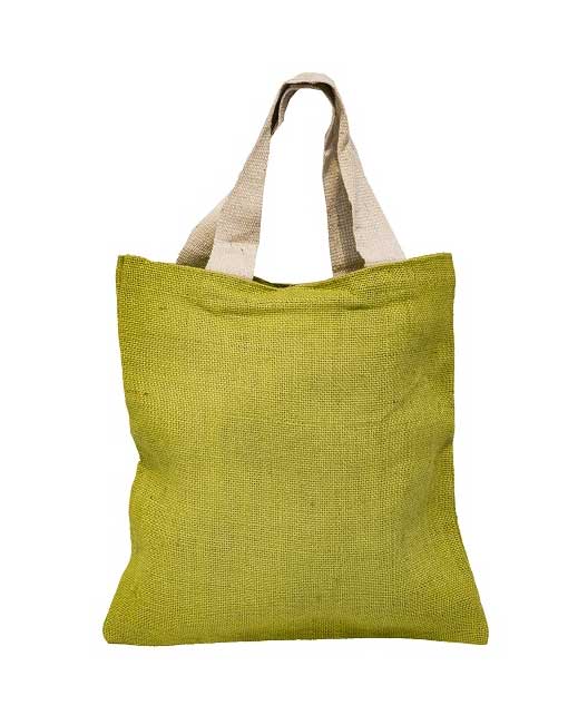 JB08 Jute Bag Lime Green