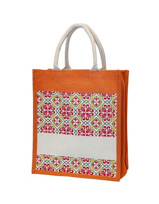 JB14 Jute Bag Orange