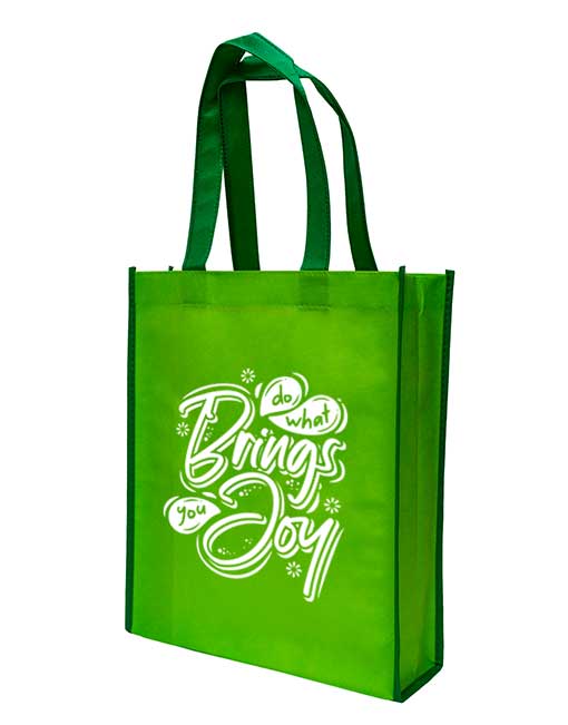 mix colour non woven bag - green