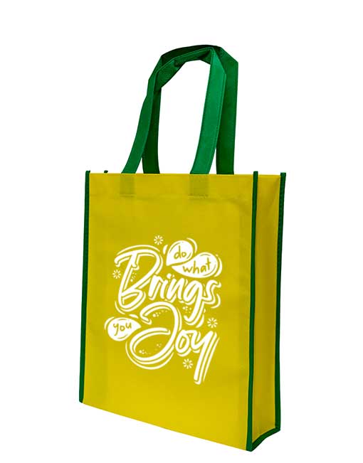 mix color non woven bag - yellow